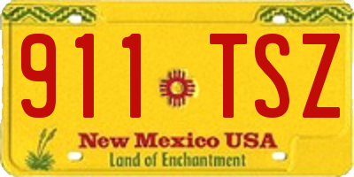 NM license plate 911TSZ