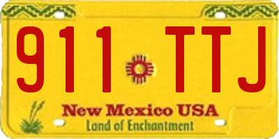 NM license plate 911TTJ