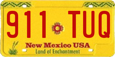 NM license plate 911TUQ
