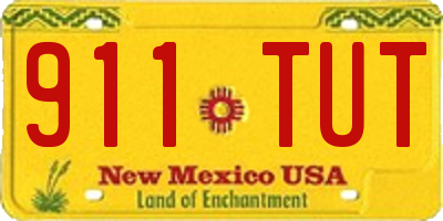 NM license plate 911TUT