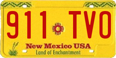 NM license plate 911TVO