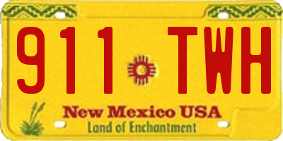 NM license plate 911TWH