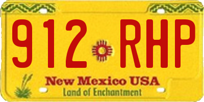 NM license plate 912RHP