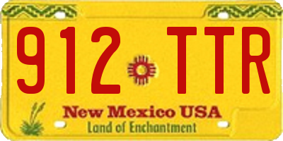 NM license plate 912TTR