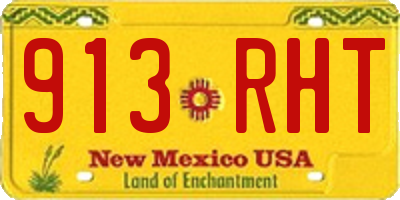 NM license plate 913RHT