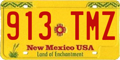 NM license plate 913TMZ