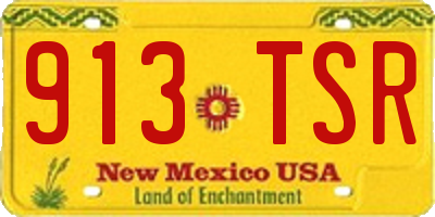 NM license plate 913TSR