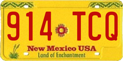 NM license plate 914TCQ