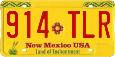 NM license plate 914TLR