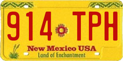 NM license plate 914TPH