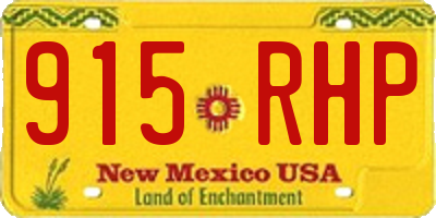NM license plate 915RHP