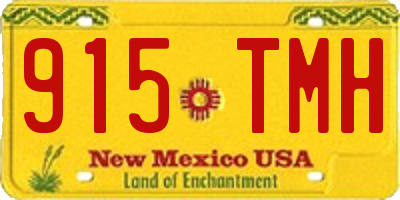 NM license plate 915TMH