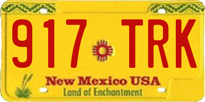 NM license plate 917TRK