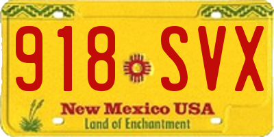 NM license plate 918SVX