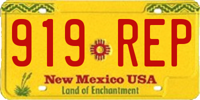 NM license plate 919REP