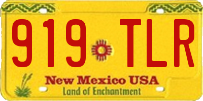 NM license plate 919TLR