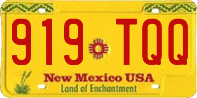 NM license plate 919TQQ