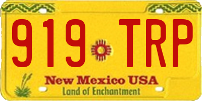 NM license plate 919TRP