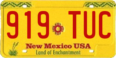 NM license plate 919TUC