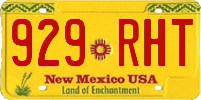 NM license plate 929RHT