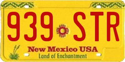 NM license plate 939STR