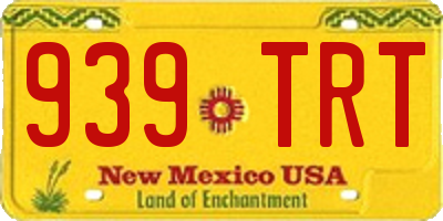 NM license plate 939TRT