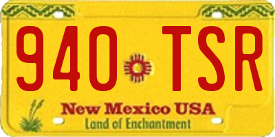 NM license plate 940TSR