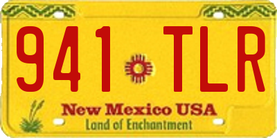 NM license plate 941TLR