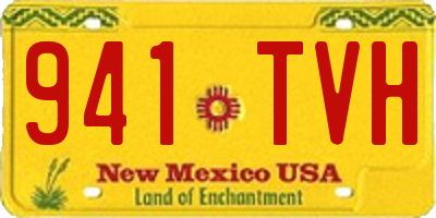 NM license plate 941TVH
