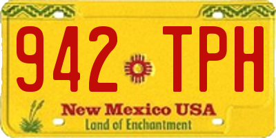 NM license plate 942TPH