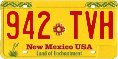 NM license plate 942TVH