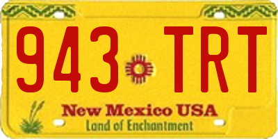 NM license plate 943TRT