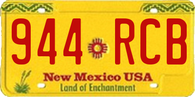 NM license plate 944RCB
