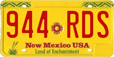 NM license plate 944RDS