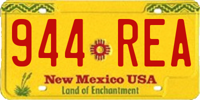 NM license plate 944REA