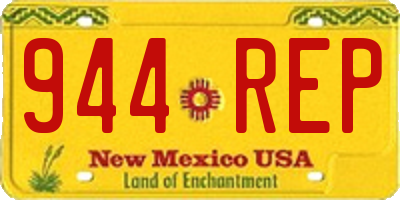 NM license plate 944REP