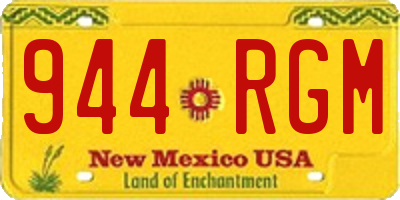 NM license plate 944RGM