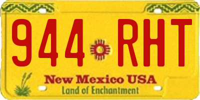NM license plate 944RHT