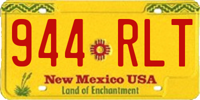 NM license plate 944RLT