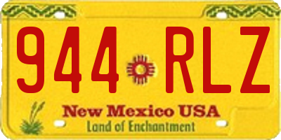 NM license plate 944RLZ