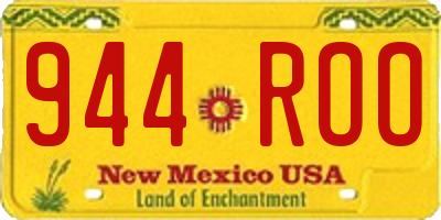 NM license plate 944ROO