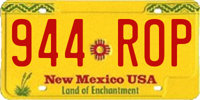 NM license plate 944ROP