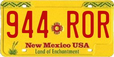 NM license plate 944ROR