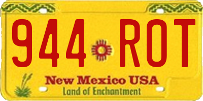 NM license plate 944ROT