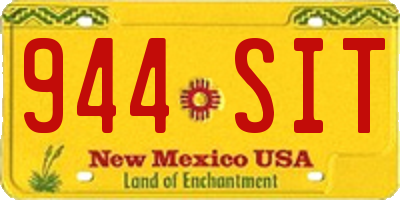 NM license plate 944SIT