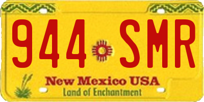 NM license plate 944SMR