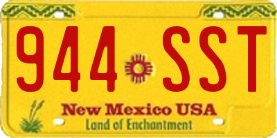 NM license plate 944SST