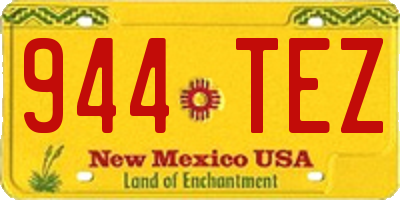 NM license plate 944TEZ