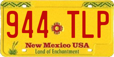NM license plate 944TLP