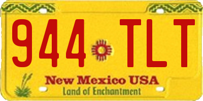 NM license plate 944TLT